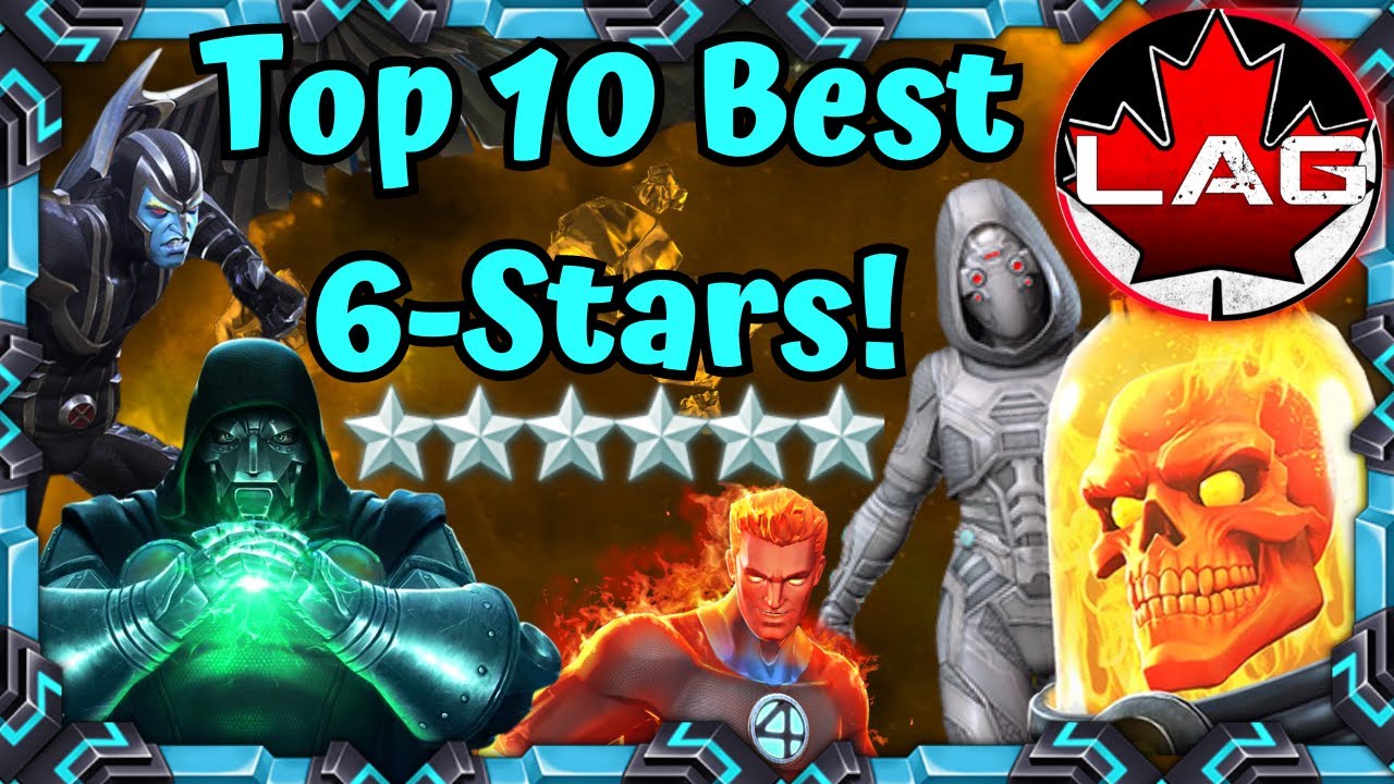 Top 10 Best 6-Star Champions In MCOC Ranked!! Lagacy's Opinion 2024! - Marvel Contest of Champions