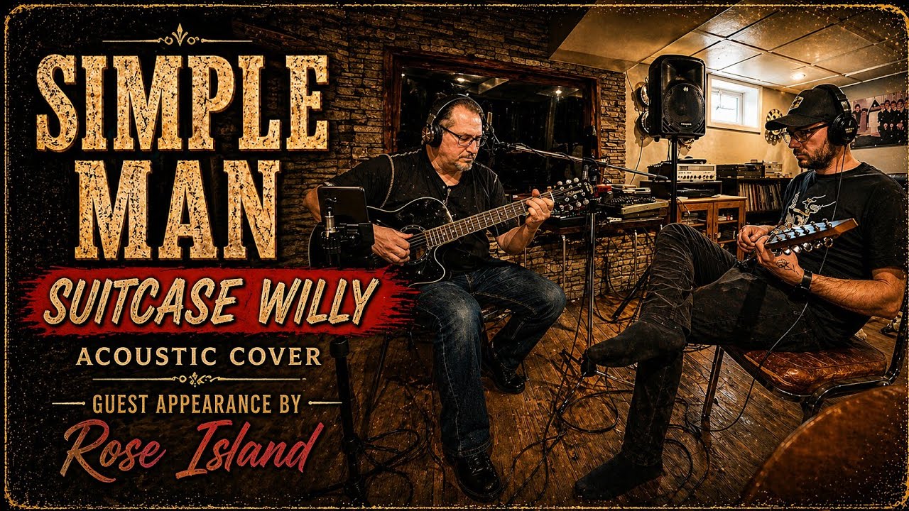 Simple Man Cover - Suitcase Willy & Rose Island