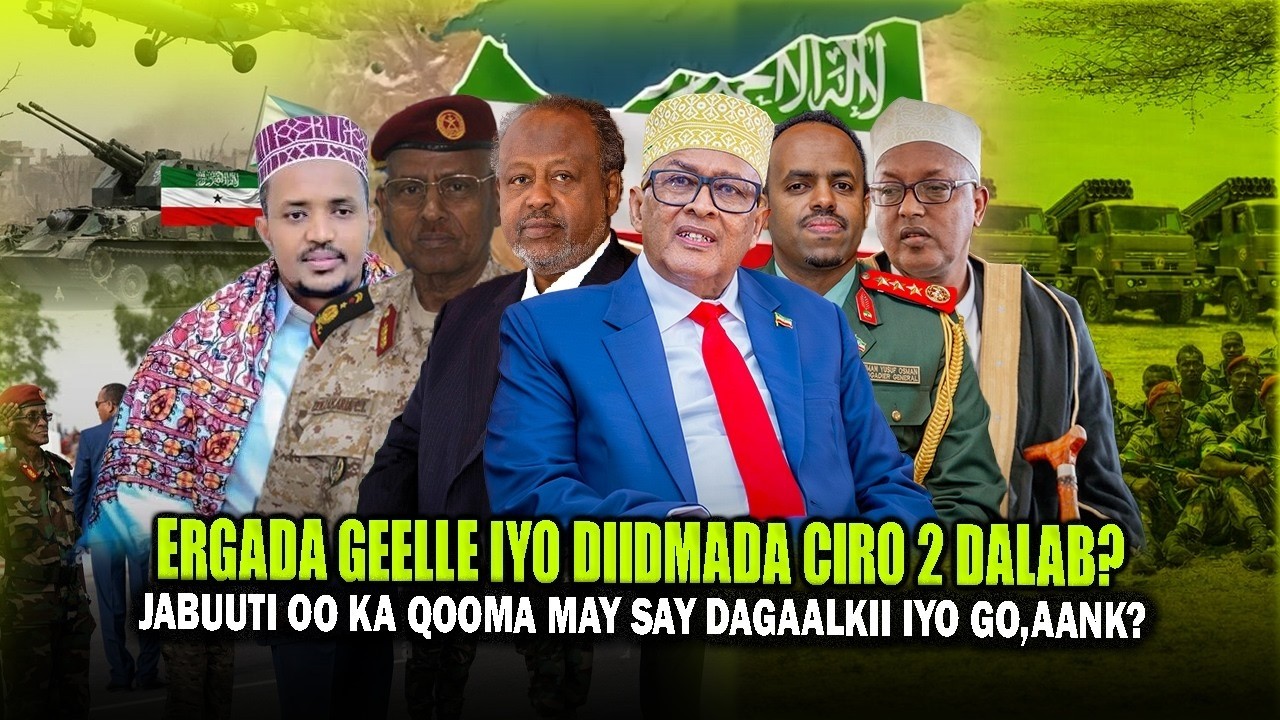 XARIGA DHALINYARADA GADABUURSI + ERGADA TALISKA DJIBOUTI SOO DIRTAY + WAJIGABAXA MR ABDALA SANDHERE