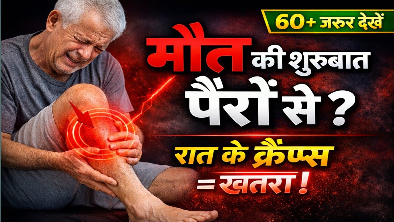 मौत की शुरुआत पैरों से होती है? रात के क्रैंप्स दे रहे हैं खतरनाक संकेत | बुजुर्ग जरूर देखें