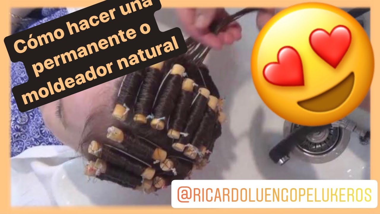 como hacer una permanente o moldeado natural
