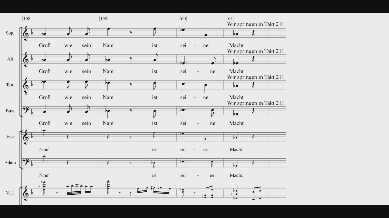 Haydn Schöpfung 30 Von deiner Güt Alt