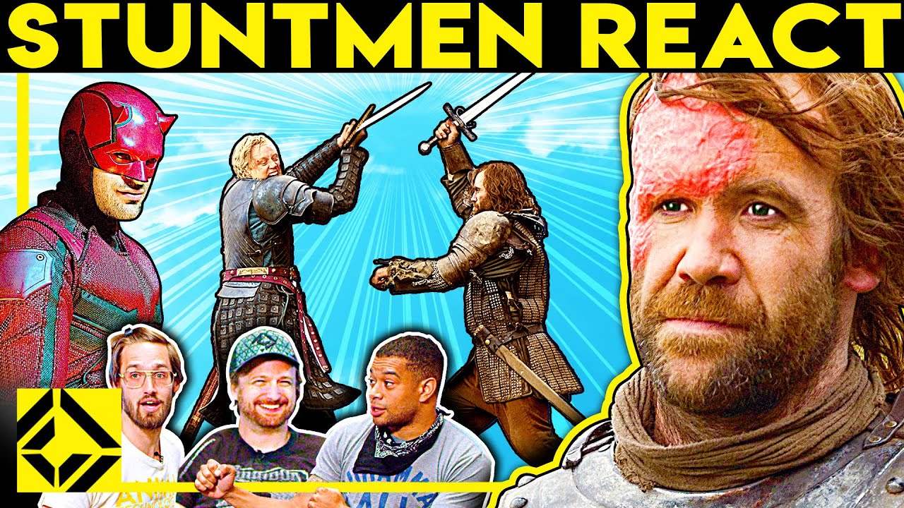 Stuntmen React to Bad & Great Hollywood Stunts 14