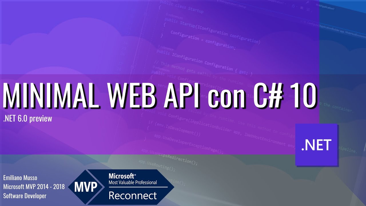 Minimal Web API con C# 10 - .NET 6.0 preview