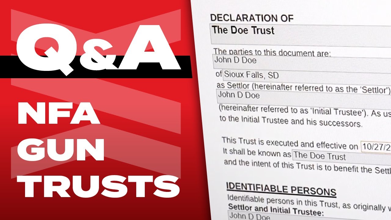 Q & A - NFA Trusts