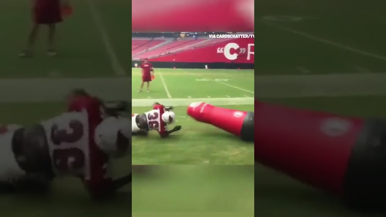 Budda Baker made things personal with this tackle dummy as a rookie #shorts