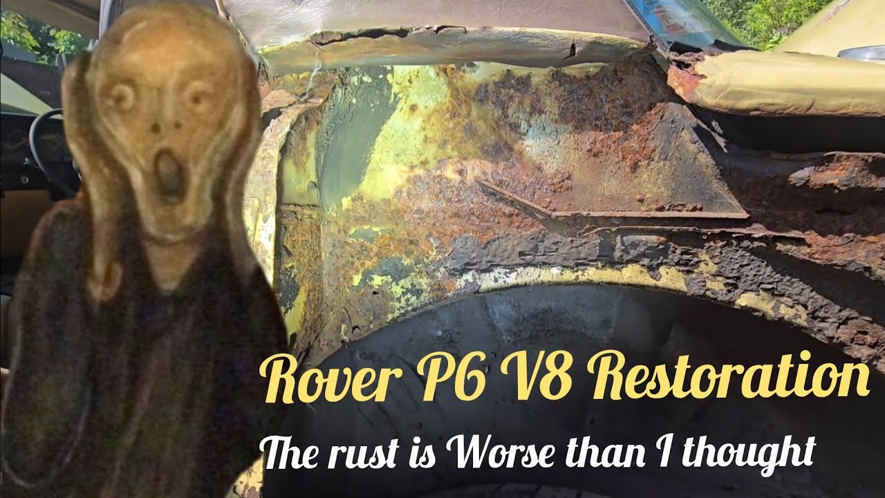 Rover P6 V8 Restoration The Rust is Worse than I thought