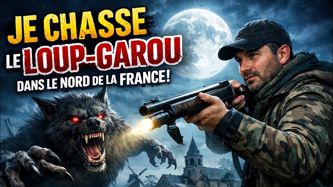 je chasse le loup garou dans le nord de la france.