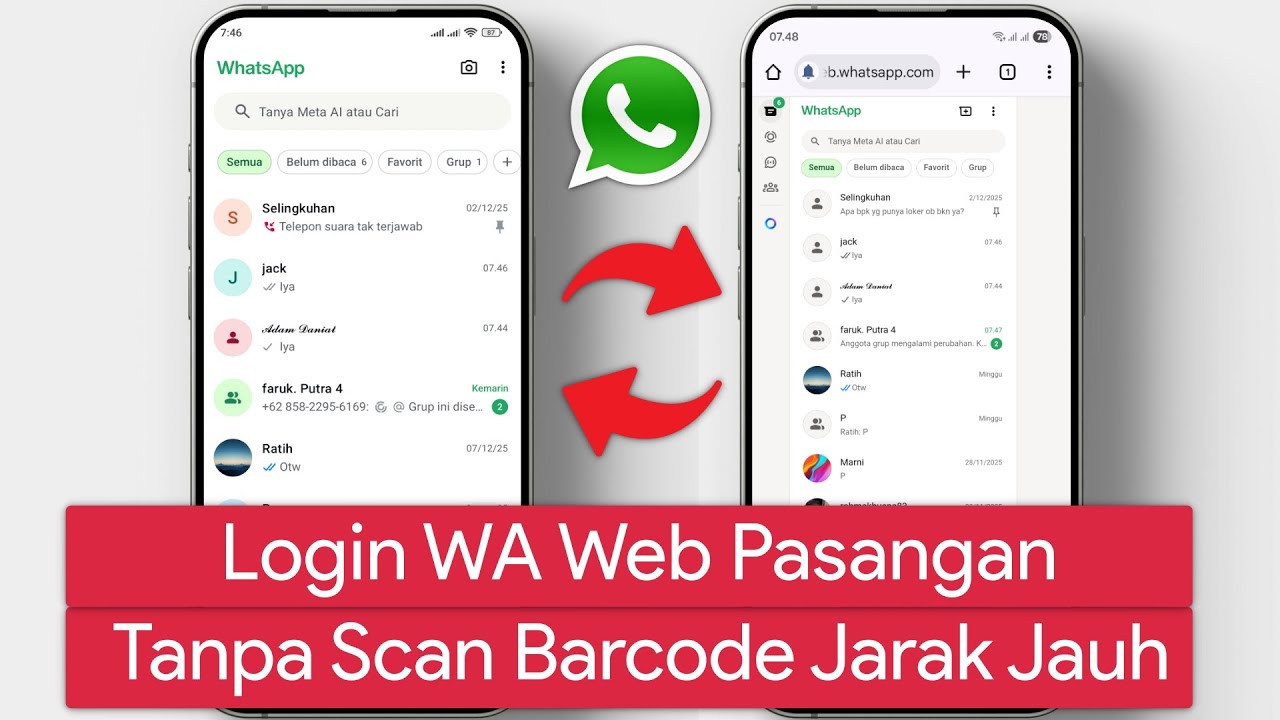 Cara Login WhatsApp Web Tanpa Scan Barcode Jarak Jauh