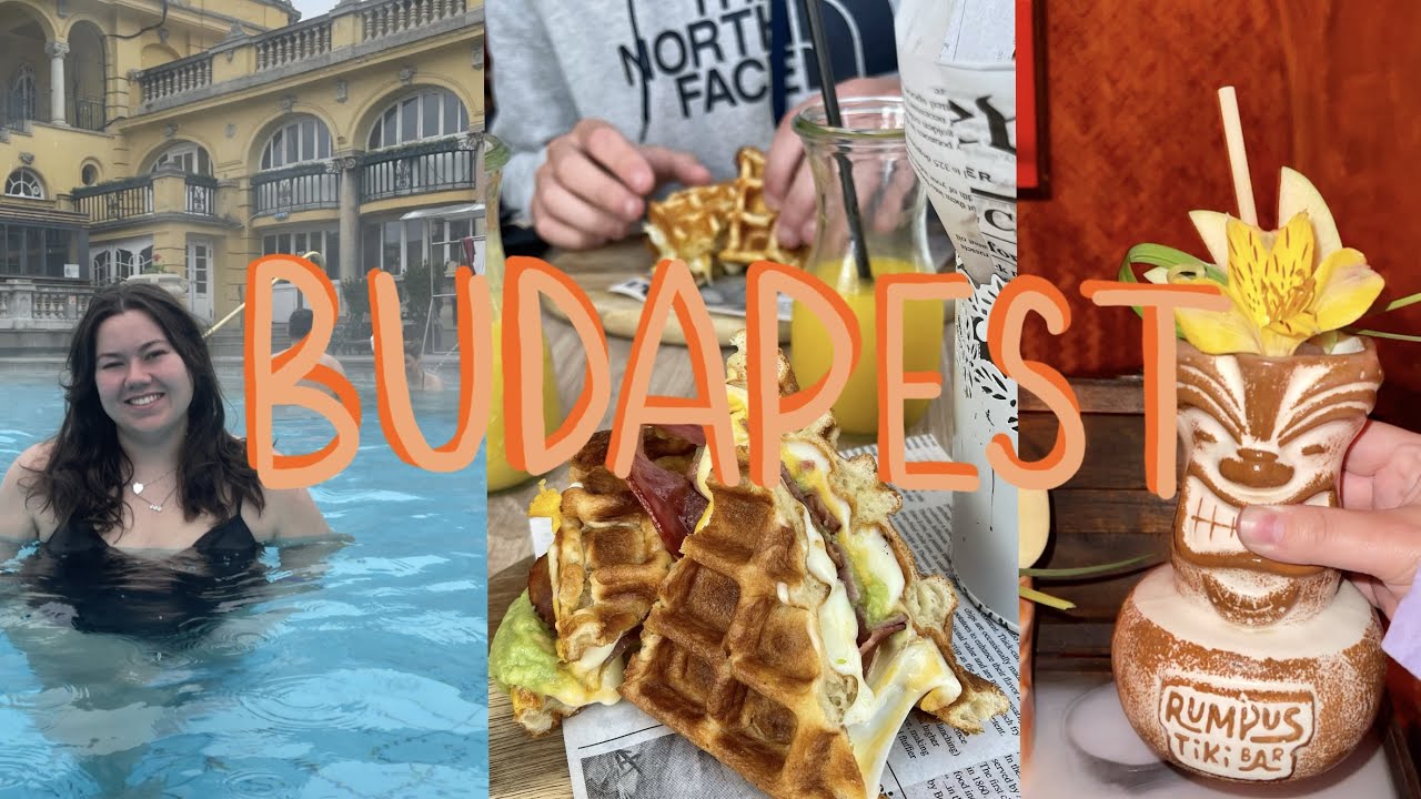 BUDAPEST VLOG! Széchenyi Thermal Bath, Szimpla Kert, Cookie Beacon, Danube River Cruise, Rumpus Tiki