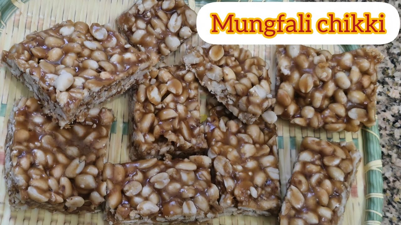 Ghar par banaye crispy mungafali ki chiiki🤤, khamma ghani rasoi🙏 #mungfalichikki #racipy #foodvideo 