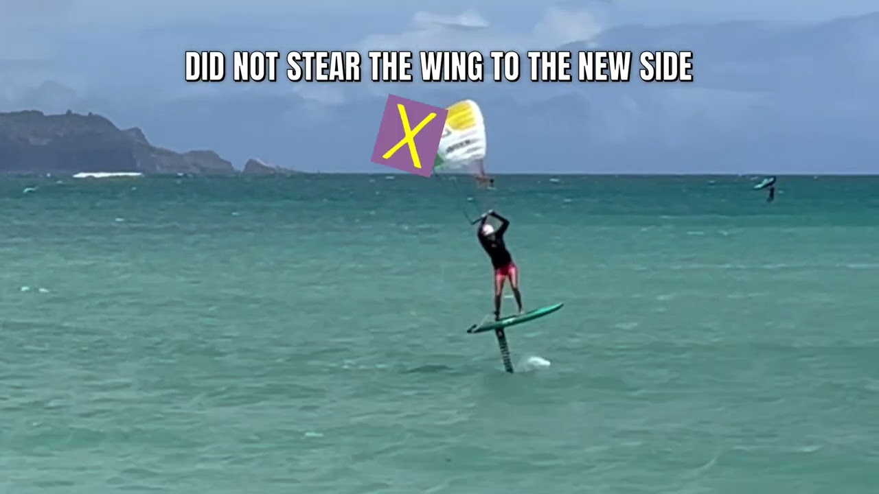 Parawing Heel Side Tacking Tips