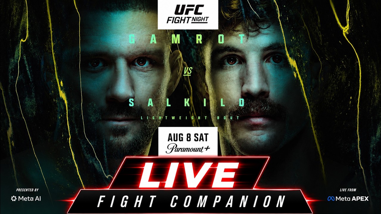 UFC VEGAS 120 LIVESTREAM GAMROT VS SALKILLD FULL FIGHT NIGHT COMPANION & PLAY BY PLAY