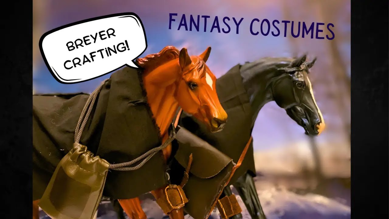 Making Breyer Fantasy Costumes! - Tack Making, Breyer Short Film, Craft Tutorial