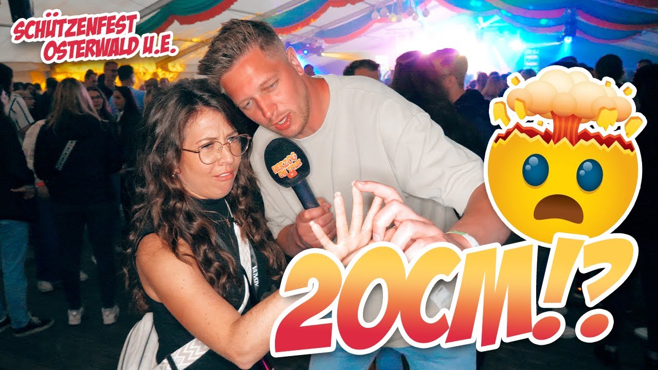 20cm!? 🤯🤯 Straßenumfrage Schützenfest Osterwald u.E.