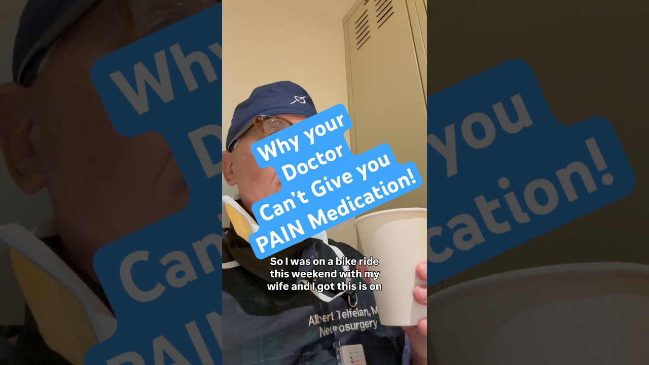 Why your doctor can’t give you pain medication #Pain #PainMedication #HealthInsurance
