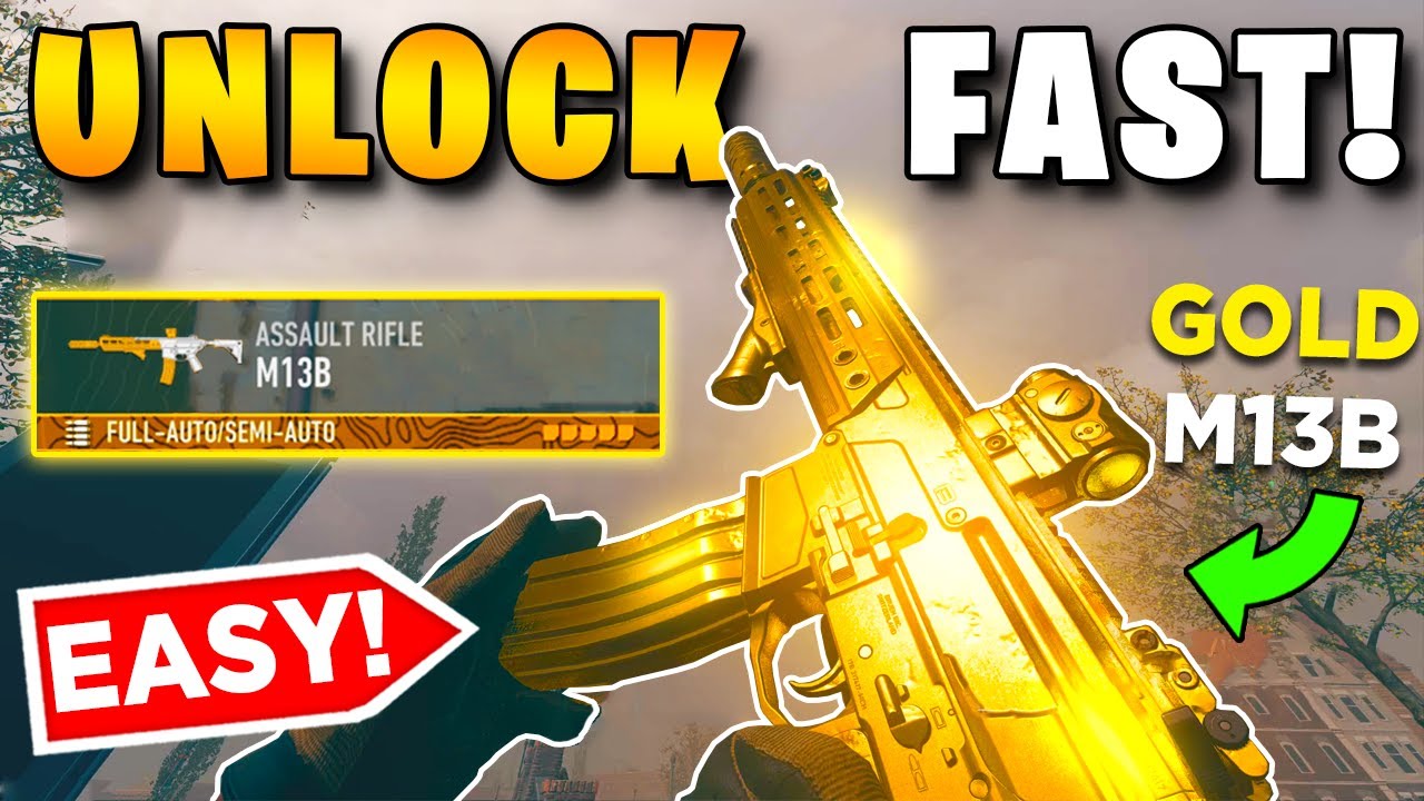 *NEW SECRET* How To Unlock The GOLDEN M13B In DMZ ☢️ - Where To Find Gold M13B! (Get M13B Fast MW2)