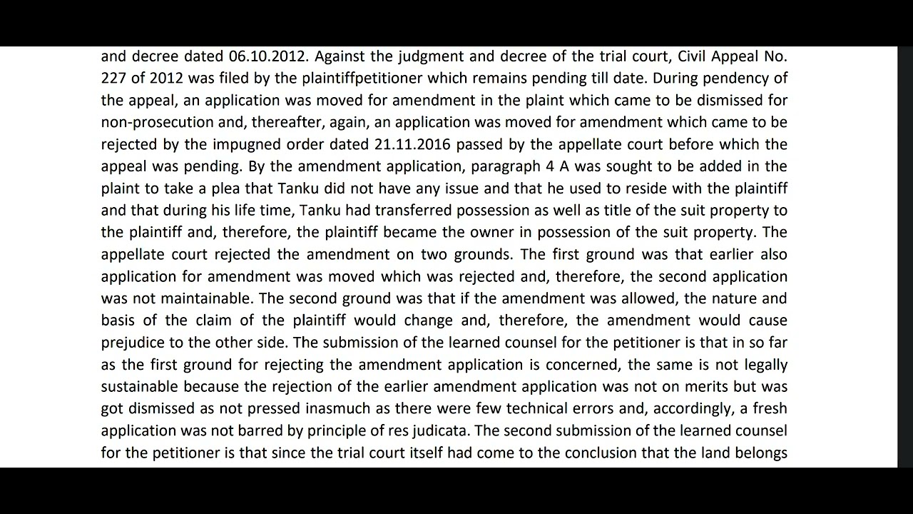 Punjab & Haryana High Court Dictation-35 at 87 WPM.