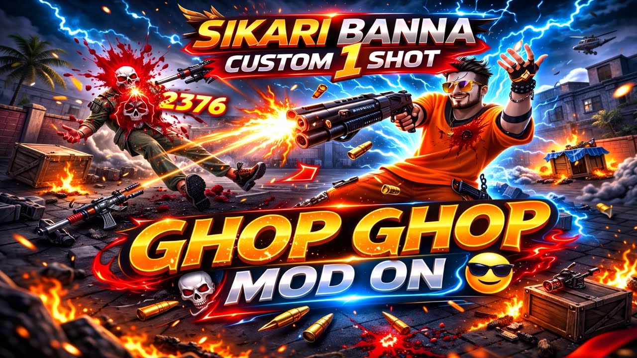 Ek Goli = HEADSHOT 💀🔥 GHOP GHOP MODE ON | SIKARI BANNA