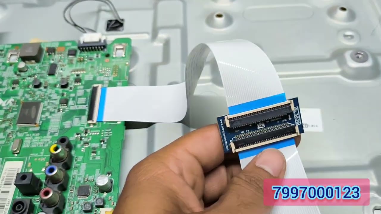 #LG HD PANEL# TO #SAMSUNG HD LED TV# CONVERSATION#HOW TO INSTEL #LG PANEL IN SAMSUNG LED TV?#