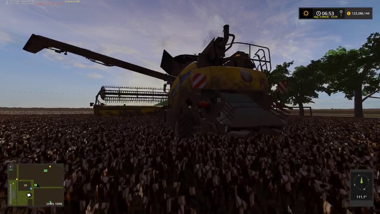 Farming Simulator 2017 On The Missouri USA Map Cotton harvest