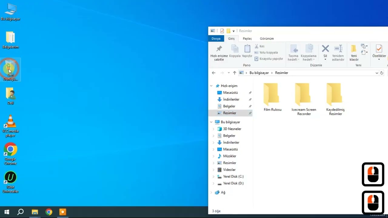 BG2 - Temel Masaüstü İşlemleri 2 | Windows 10 | Bilgisayara Giriş (Yeni Başlayanlar İçin)