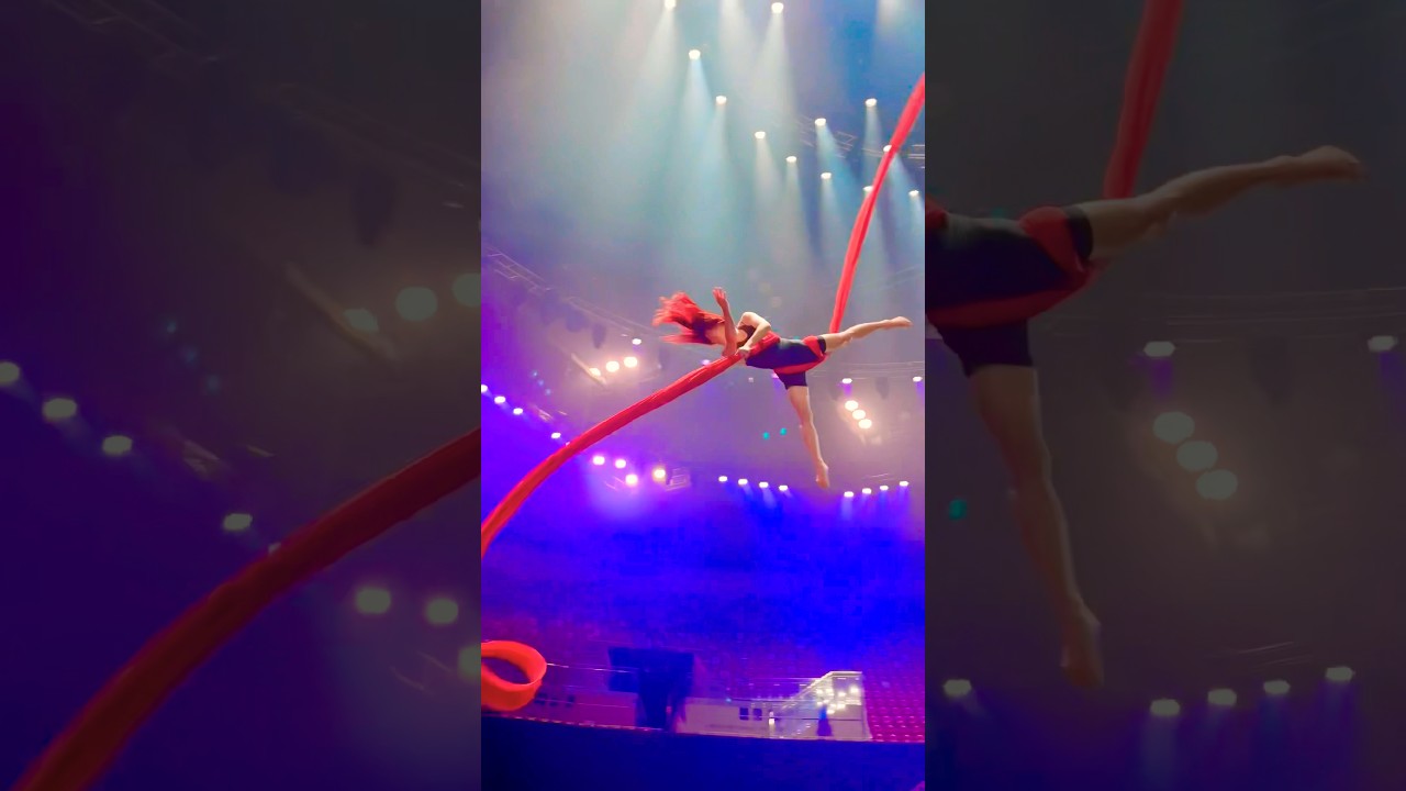 Triple drop! #aerialperformance #cirquedusoleil