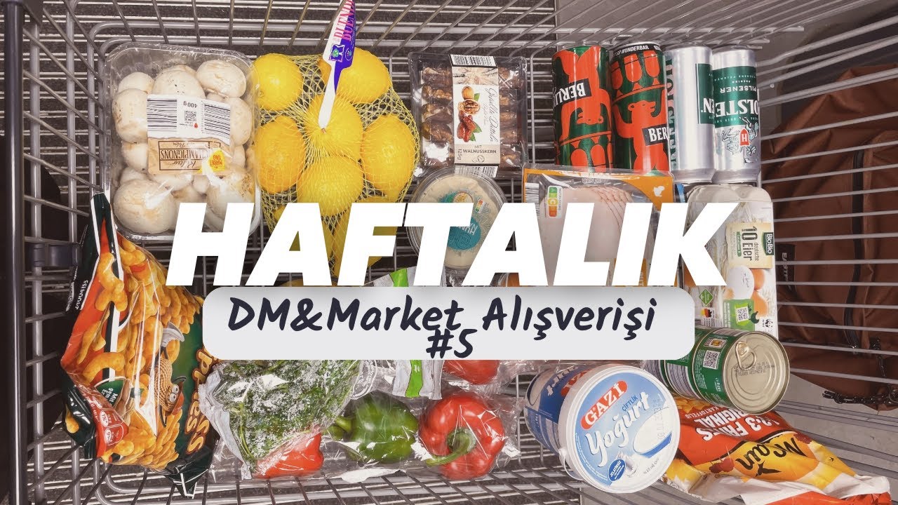 Almanya'da bu hafta marketten neler aldık? #5 | DM, Netto, Kaufland, Lidl