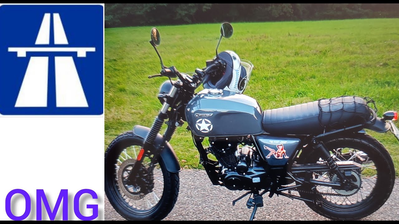 Autobahnfahrt ungeplant mit der Brixton Cromwell 125