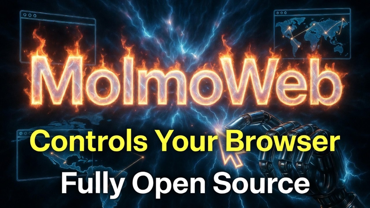 MolmoWeb &mdash; Полностью открытые многомодальные веб-агенты &mdash; Управление браузером локально.