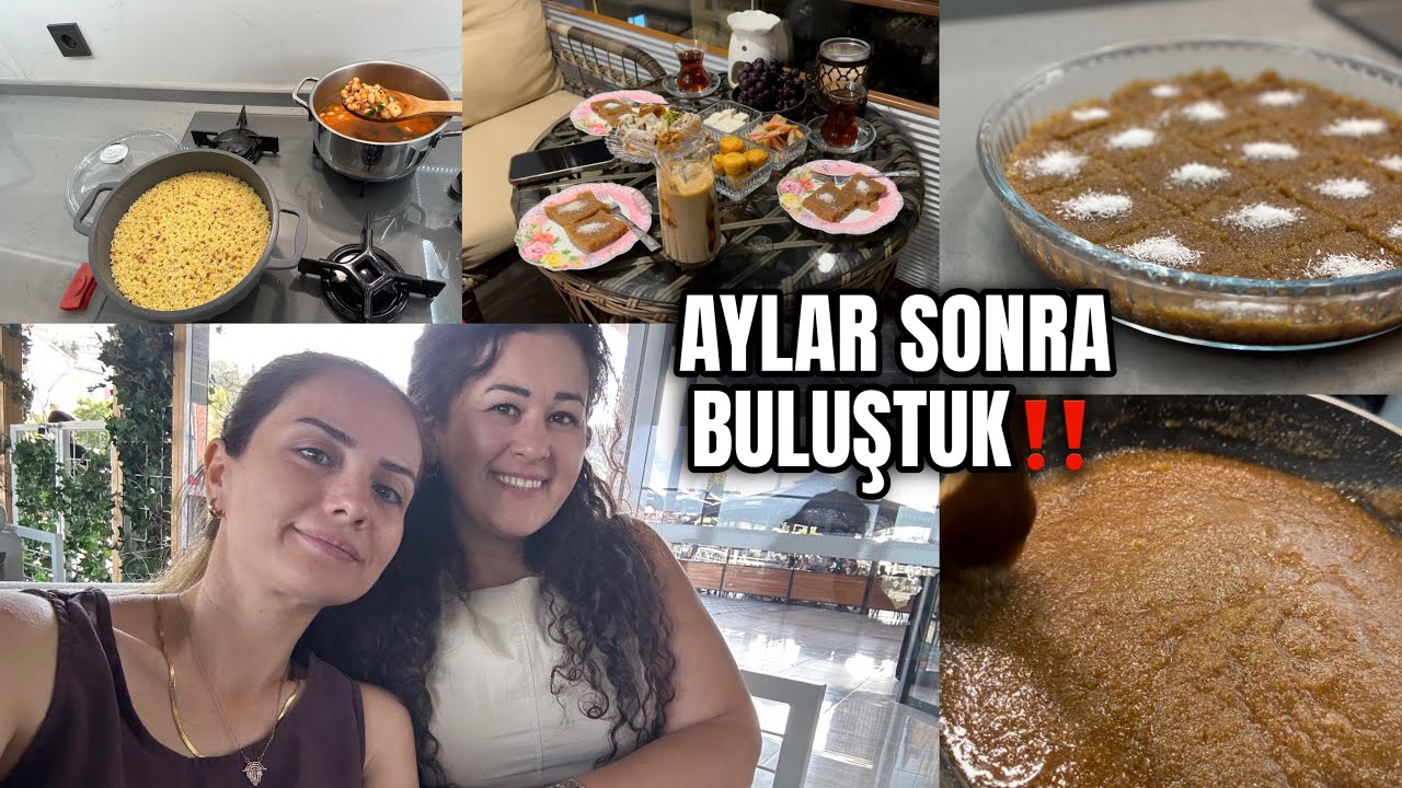 ASLINDA KIZMIŞTIM❌UZUN ZAMAN SONRA😍İRMİK HELVASI KAVURUP ÇAYA GİTTİM✅BALKON YIKANDI👍YEMEK İŞLERİ😄