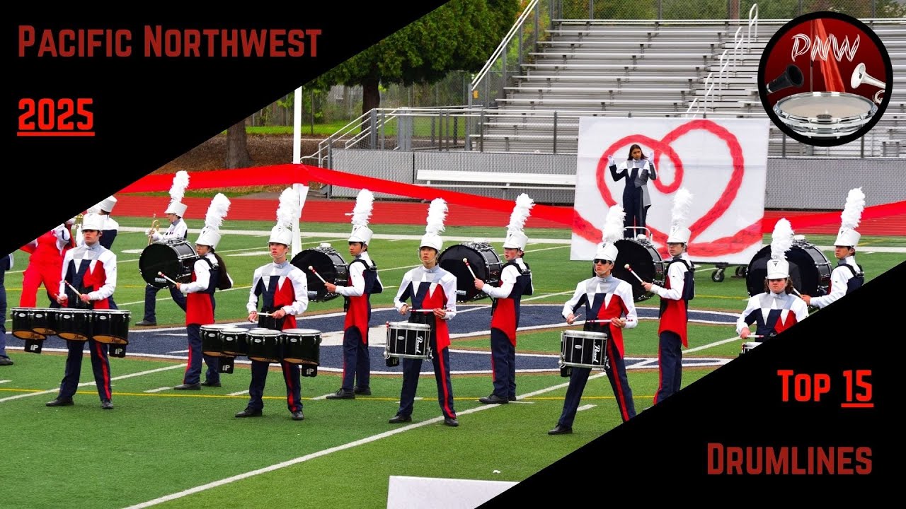 Top 15 2025 PNW Marching Band Drumlines | NWAPA and more!