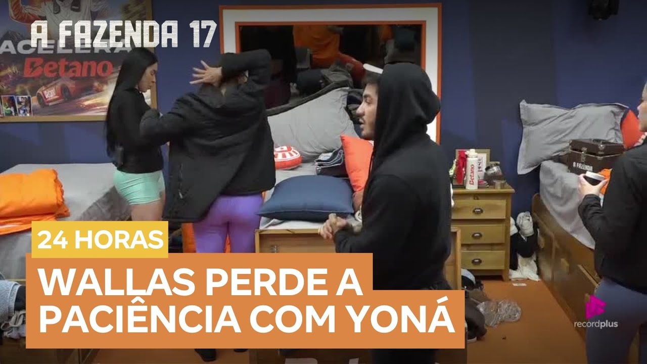 Wallas explode após reclamação de Yoná: 'A mulher que quer privacidade fica em casa' | A Fazenda 17
