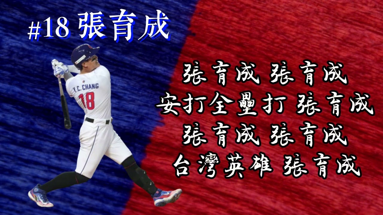 #中華隊 #18張育成 應援曲（2023WBC）