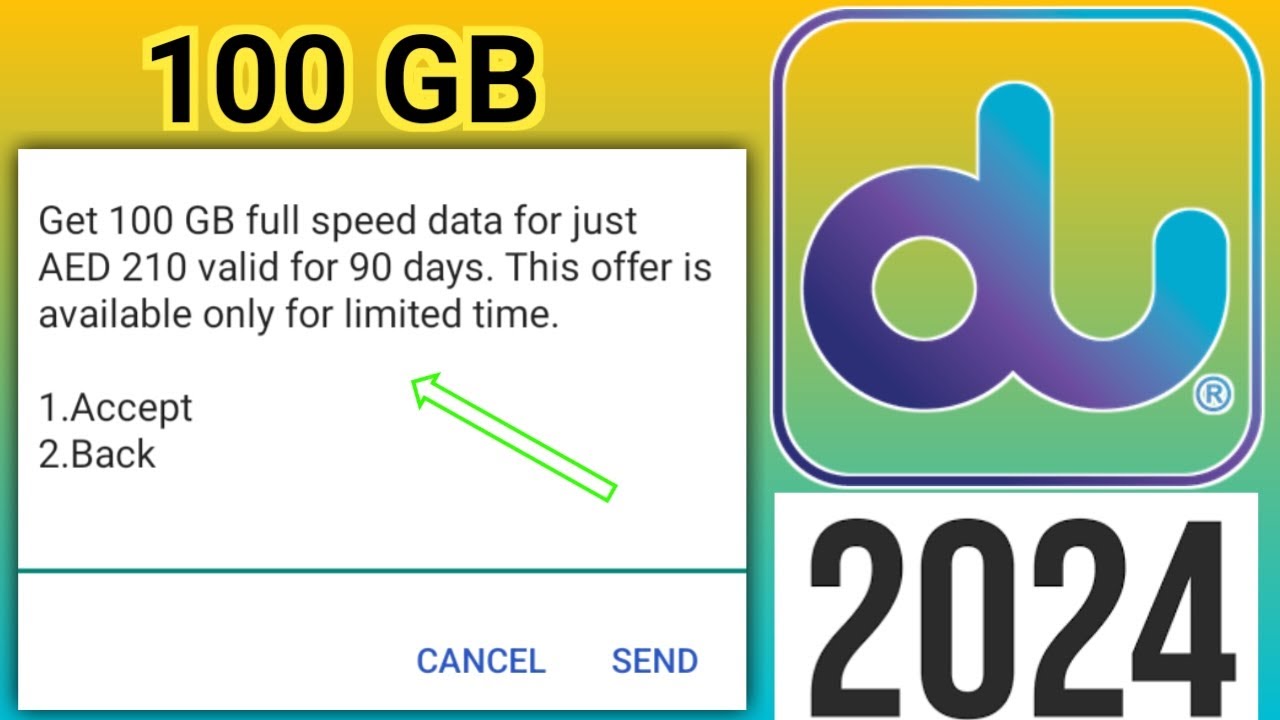 du 100gb for 90 days | du 100gb data for 3 months | du 100gb for 90 days activation code
