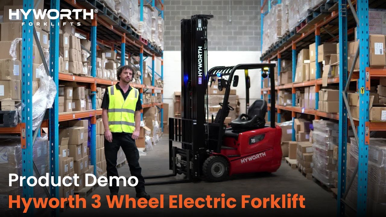 Product Demonstration - Hyworth 3 Wheel Electric Forklift