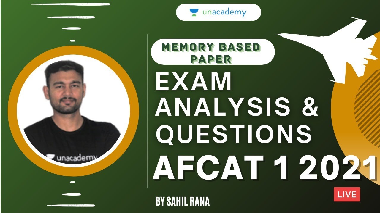 AFCAT-1 2021 Exam Analysis & Questions | AFCAT 1 2021 Memory Based Paper | Sahil Rana