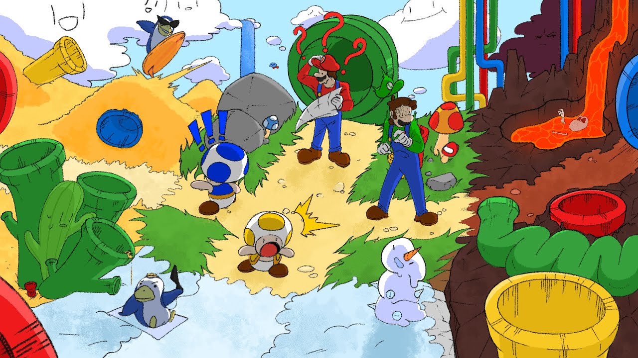 J'ai RANDOMIZÉ les TUYAUX de Mario Bros Wii !