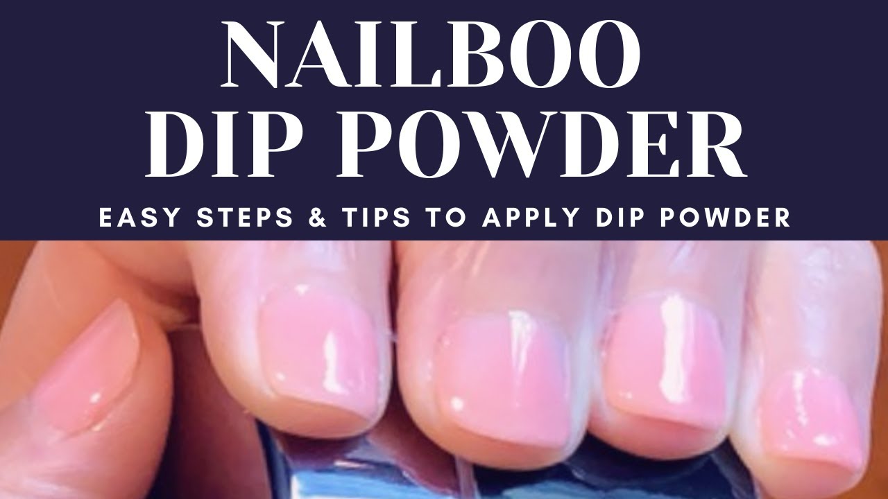 Как покрыть короткие ногти лаком | Нанесение пудры Nailboo Dip Powder стало проще
