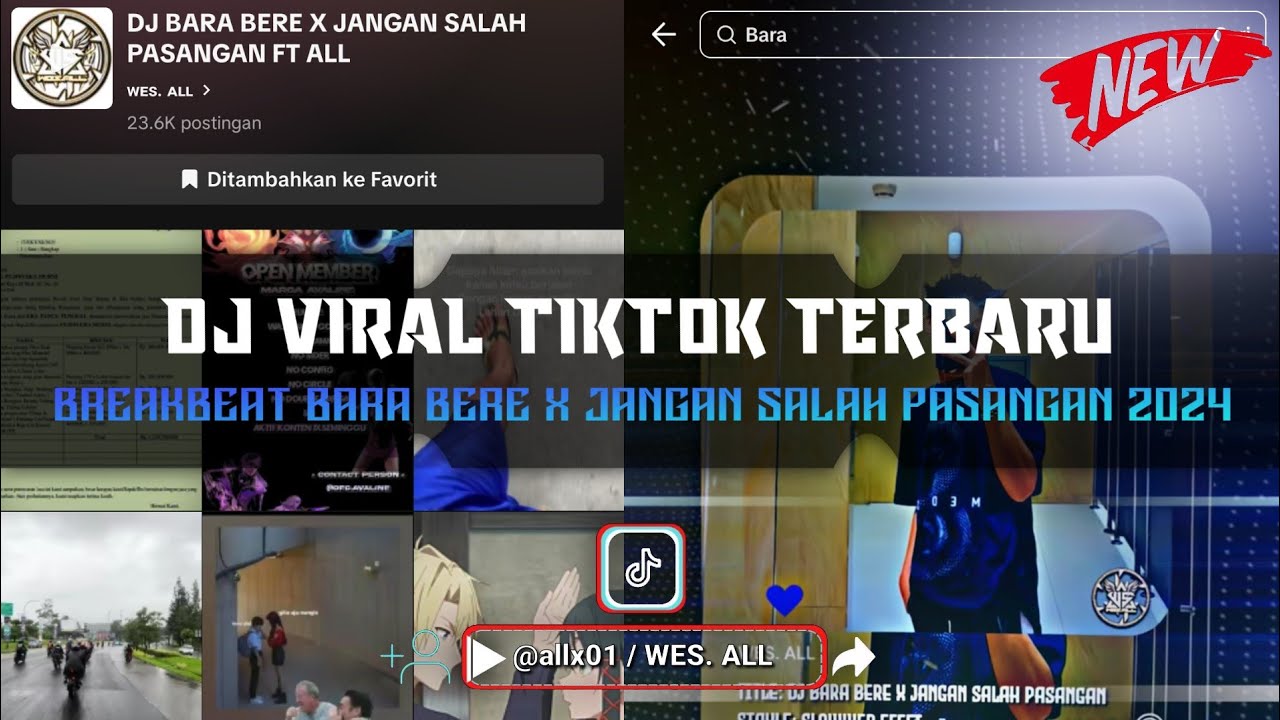 DJ BARA BERE  X JANGAN SALAH PASANGAN 2025 BY WES ALL 