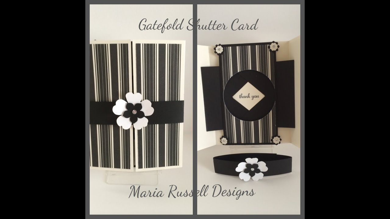 Gatefold Shutter Card