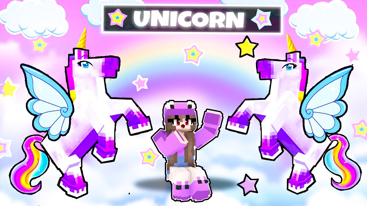 Adopted by UNICORNS in Minecraft 🦄🌈🦄(Hindi)!