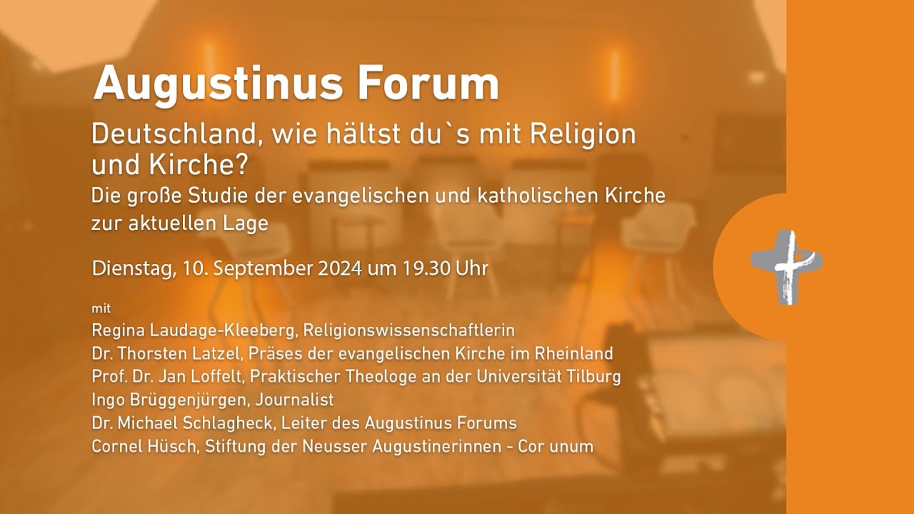 Augustinus Forum: Deutschland, wie hältst du's mit Religion und Kirche?