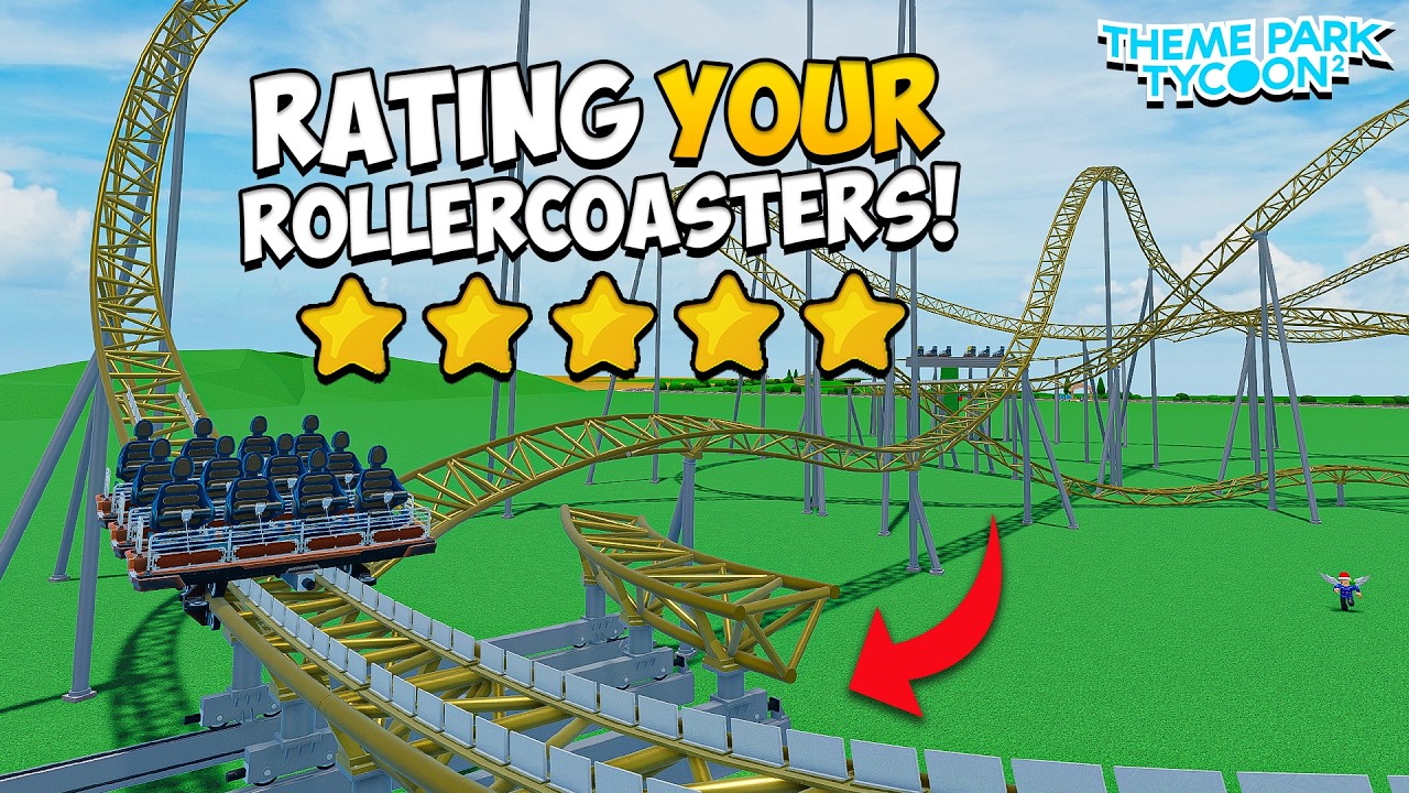 Оцените свои американские горки Switch Track в Theme Park Tycoon 2!