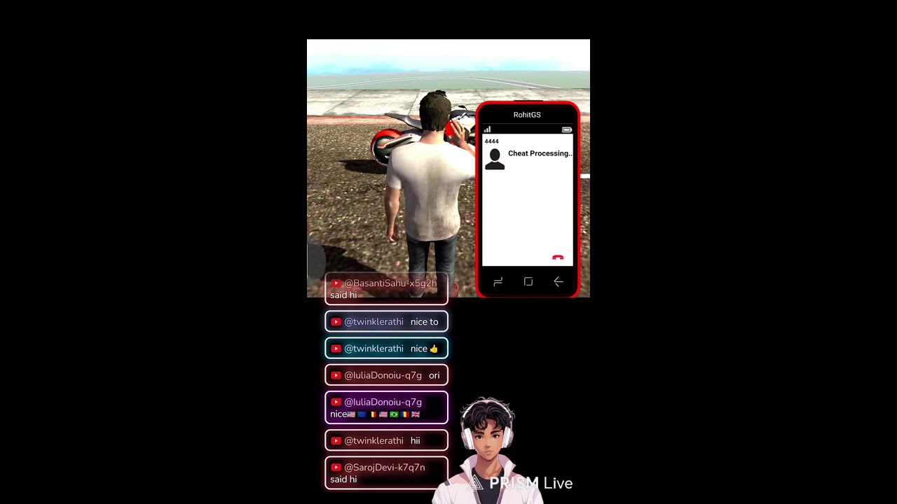 Indian bike 3d live stream #shortlive#bolero
