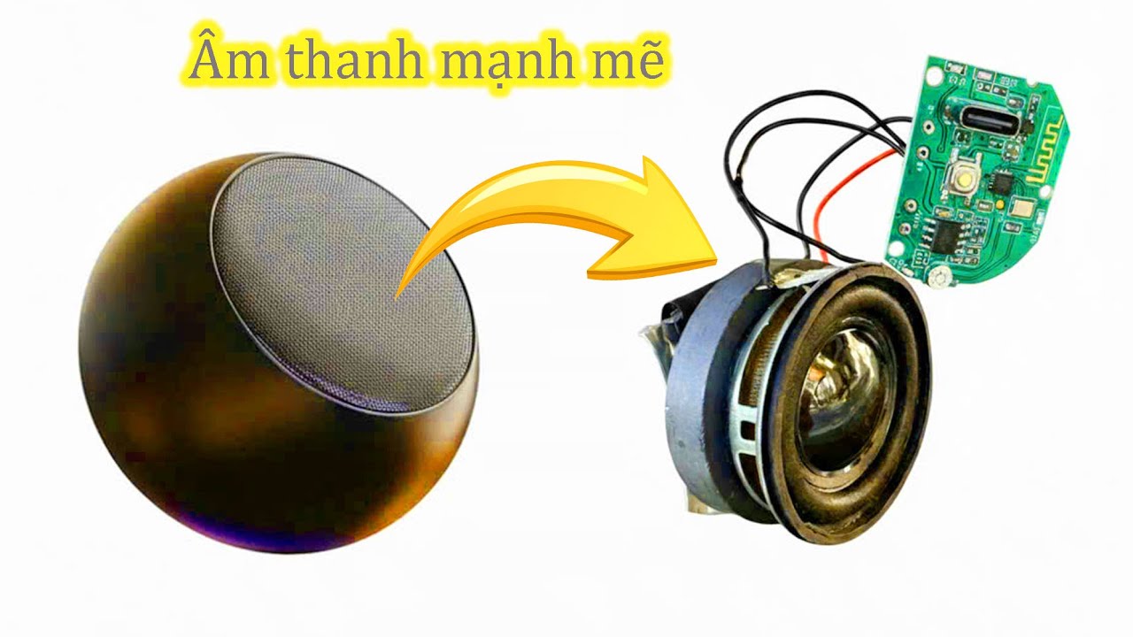 Tháo Bung Chiếc Loa Bluetooth Kim Loại M3 Mini
