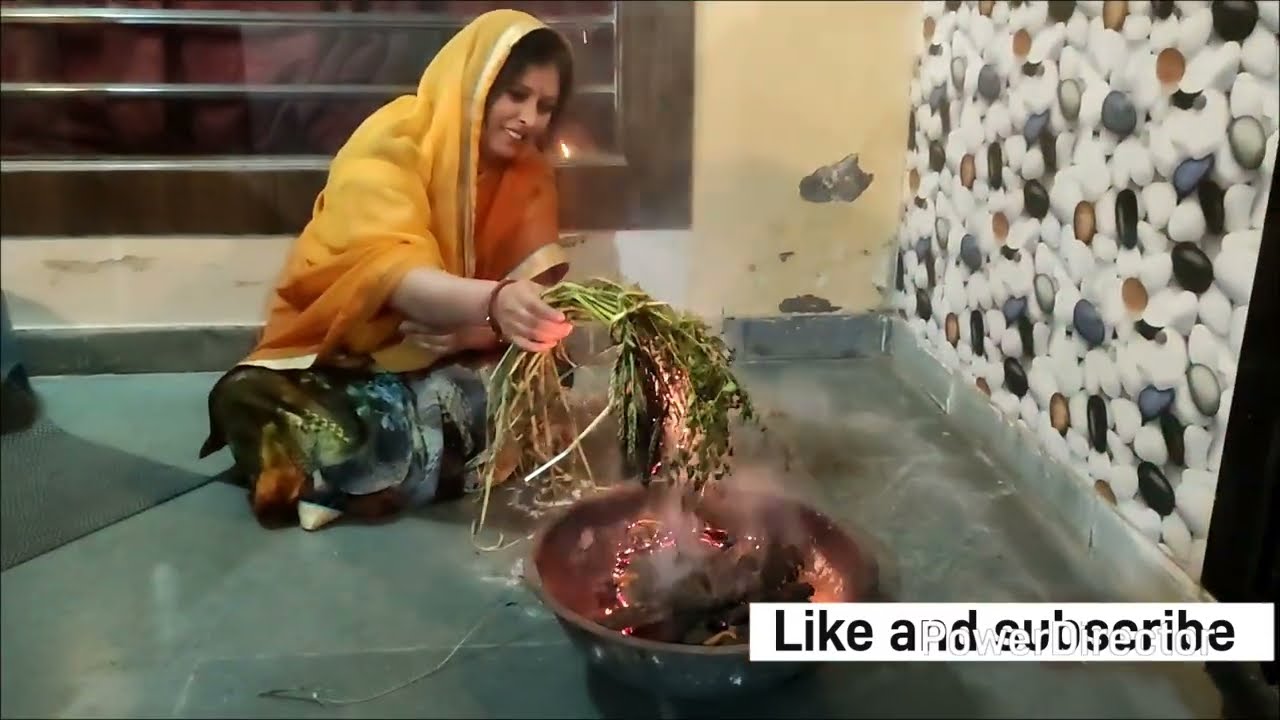 होली का पूजन मैंने किया इस तरह से | holika poojan | daily vlog | #vlog #holi 