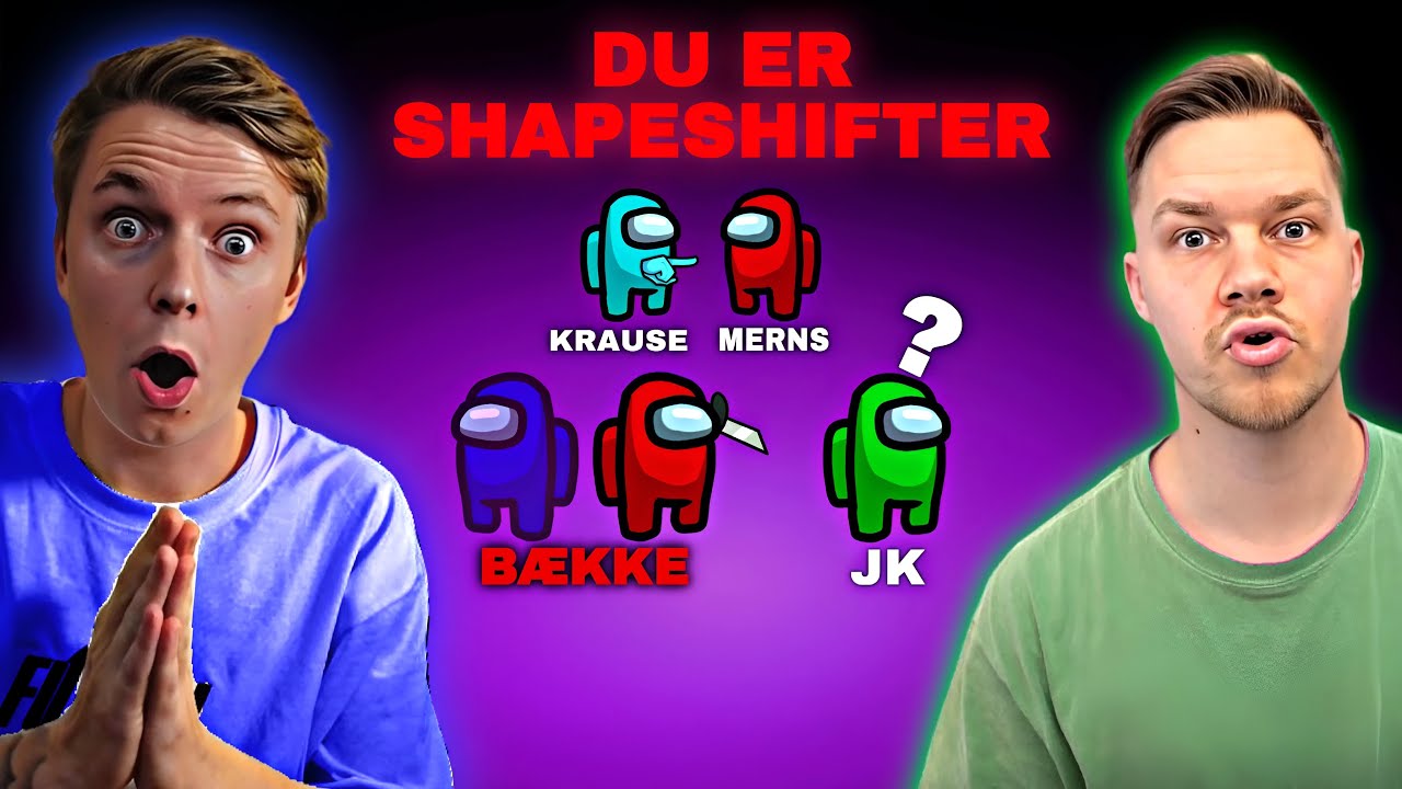 AMONG US, MEN VI HAR NYE ROLLER!