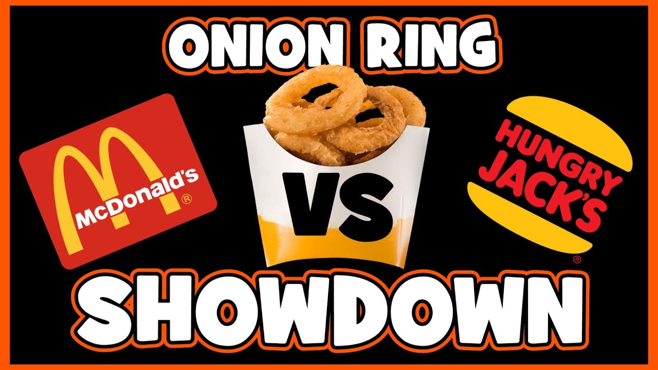 McDonald's Onion Rings VS Hungry Jacks (Burger King) Onion Rings