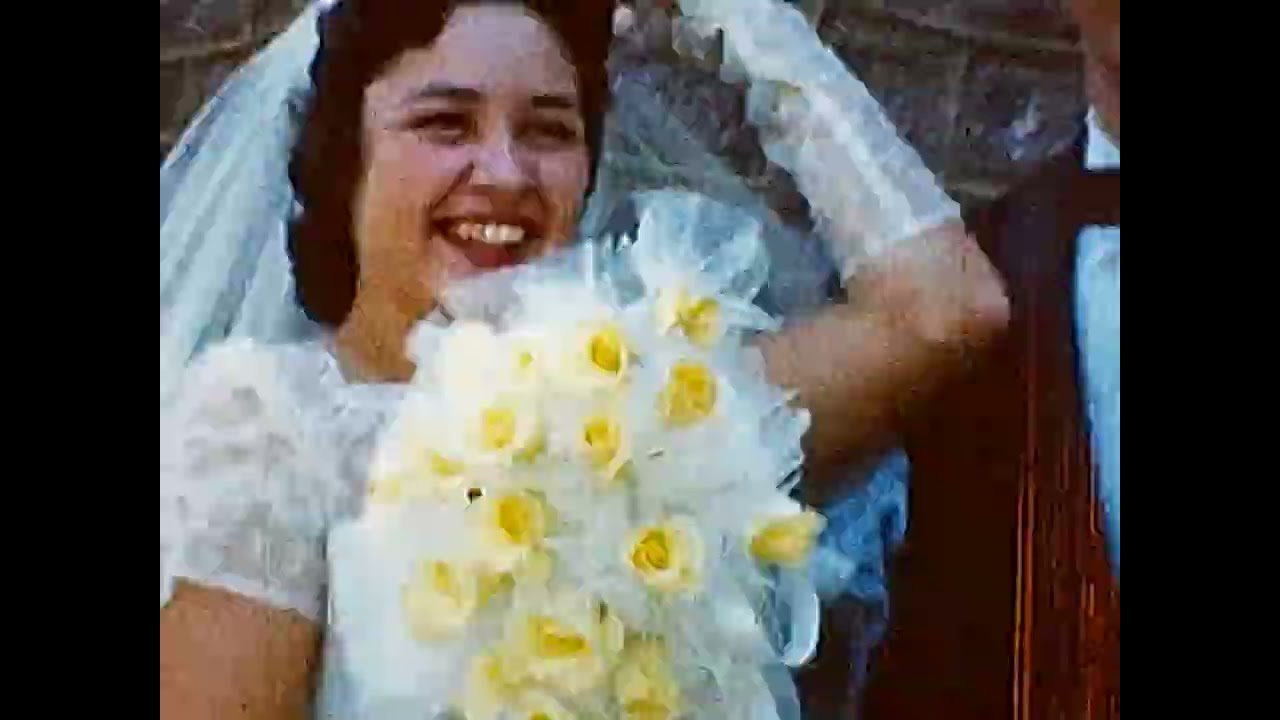 1950s Wedding 8mm Film